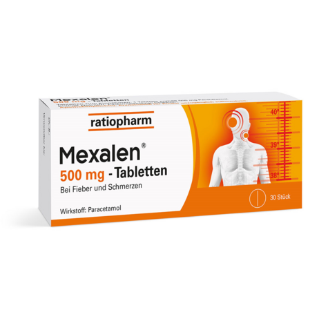 Mexalen® 500 mg Tabletten - 60 Stück