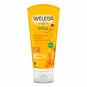 Weleda Baby Waschlotion & Shampoo Calendula (200 ml)